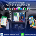 VIKNAV 10 Inch Android Car Radio for Maserati GranTurismo GT GC 2007-2017 Auto Stereo Screen Upgrade Wireless Carplay GPS Navigation Multimedia Player With AC Panel