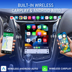 VIKNAV 10.4 Inch Android Car Radio For Cadillac ATS CTS SRX Escalade 2013-2018 Auto Stereo Infotainment System Screen Upgrade (128GB)