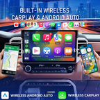 VIKNAV 14.6 Inch Android Car Radio for Toyota Tundra 2021 2022 2023 2024 Auto Stereo Screen Upgrade Wireless Carplay GPS Navigation Multimedia Player Head Unit