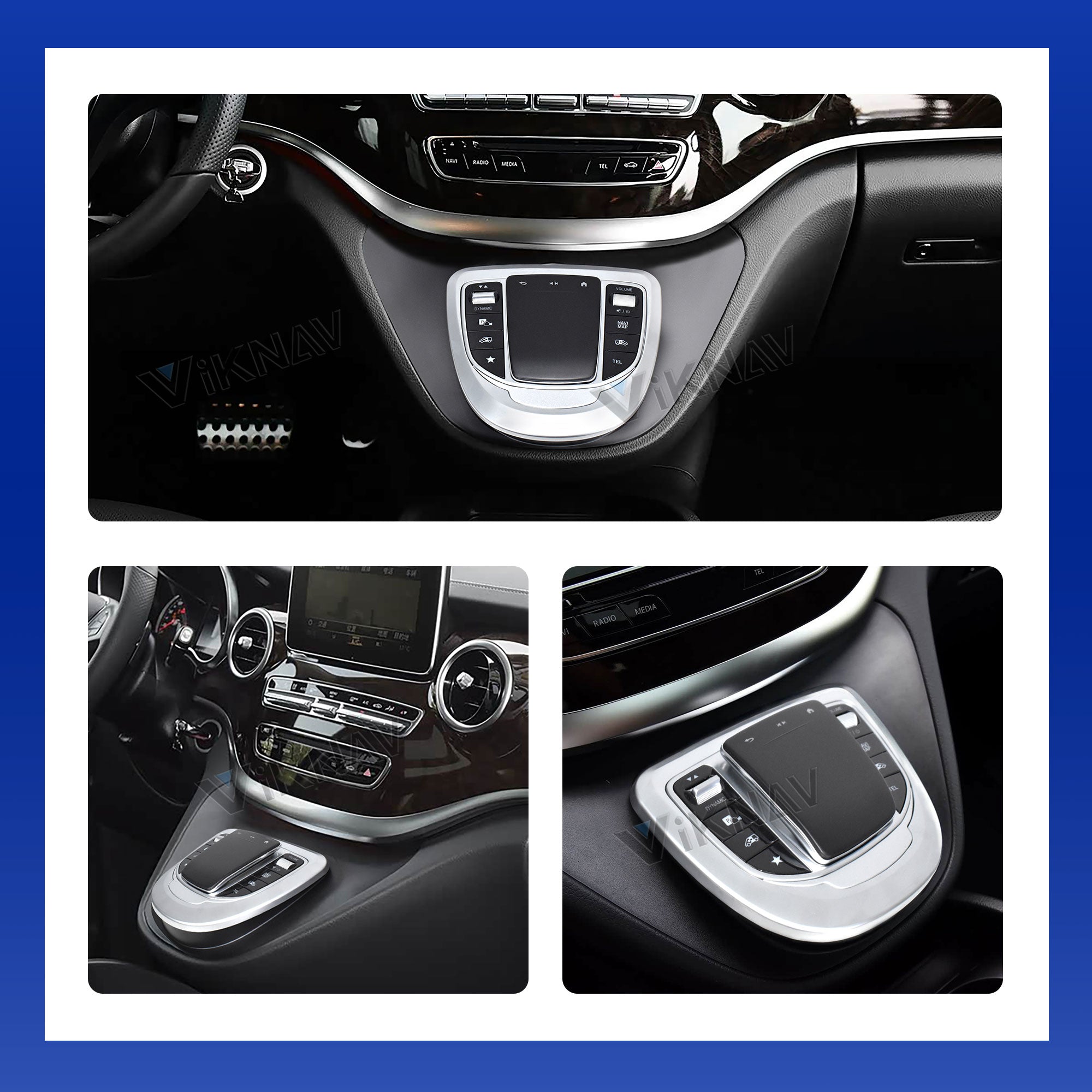 Touchpad Control Panel Mouse For Mercedes Benz Vito Handwriting Car Center Console