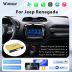Viknav Linux System Wireless Carplay Android Auto Decoder Box for Jeep Renegade Upgrade Interface Autolink Airplay Decoding Box