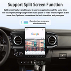 Viknav Android 13.6 Inch Car Radio For Toyota Tacoma 2016-2023 Wireless Carplay Android Auto Multimedia player GPS Navigation Auto StereoTouch Screen