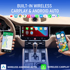 VIKNAV 12.3 Inch Android Car Radio for Porsche Macan 2013 2014 2015 2016 2017 Auto Stereo Screen Upgrade Wireless Carplay GPS Navigation Multimedia Player Head Unit