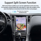 Viknav 12.1 inch Android Car Stereo For Infiniti Q50 Q60 2013-2019 Wireless CarPlay & Android Auto GPS Navigation Head Unit