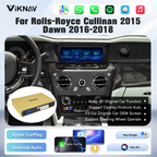 Viknav Linux System Decoder Box for Rolls-Royce Cullinan 2015 Dawn 2016-2018 Upgrade Interface Wireless Carplay Android Auto Decoding Box Autolink Airplay