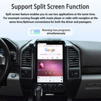 Viknav 14.4 Inch Car Radio Android and Digital Cluster Dashboard Panel Speedometer For Ford F150 Raptor 2015-2022 Stereo Wireless Carplay Android Auto Touch Screen GPS Navigation Multimedia Player