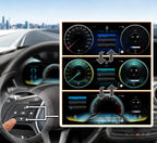 Viknav 12.3 Inch Digital Cluster Dashboard For Mercedes Benz GLA/CLA 2015-2018 LCD Digital Instrument Full Screen Upgrade Speedometer Panel Gauges Replacement Cockpit