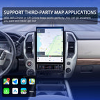 Viknav 15.6" Touch Screen Car Radio For Nissan Titan ( 2020 2021 2022 2023 2024 2025 ) Multimedia Player Android Auto GPS Navigation Wireless Carplay (128GB)