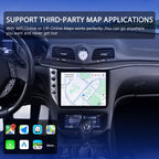 VIKNAV 10 Inch Android Car Radio for Maserati GranTurismo GT GC 2007-2017 Auto Stereo Screen Upgrade Wireless Carplay GPS Navigation Multimedia Player With AC Panel