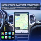 VIKNAV 14.4 Inch Android Car Radio For Jeep Grand Cherokee 2011-2013 Auto Stereo Infotainment System Screen Upgrade (128GB)