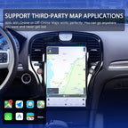 VIKNAV 14.4 Inch Android Car Radio For Chrysler 300 300c 300s 2011-2020 Auto Stereo Infotainment System Screen Upgrade (128GB)