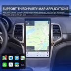 VIKNAV 14.4 Inch Android Car Radio For Jeep Grand Cherokee 2014-2020 Auto Stereo Infotainment System Screen Upgrade (128GB)