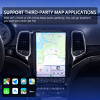 VIKNAV 13.6 Inch Android Car Radio for Jeep Grand Cherokee 2011-2022 Auto Stereo Screen Upgrade Wireless Carplay GPS Navigation Multimedia Player Head Unit