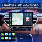 VIKNAV 14.6 Inch Android Car Radio for Toyota Tundra 2021 2022 2023 2024 Auto Stereo Screen Upgrade Wireless Carplay GPS Navigation Multimedia Player Head Unit