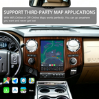 VIKNAV 12.1 Inch Android Car Radio for Ford F250 F350 2011-2016 Auto Stereo Screen Upgrade Wireless Carplay GPS Navigation Multimedia Player Head Unit