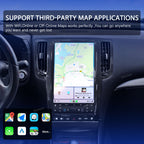 VIKNAV 13.6 Inch Android Car Radio for Infiniti G25 G37 G35 Q40 Q60 2007-2015 Auto Stereo Screen Upgrade Wireless Carplay GPS Navigation Multimedia Player Head Unit