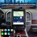 VIKNAV 12.1 Inch Android Car Radio For Ford F150 2015-2022 F250 F350 F450 2017-2022 Auto Stereo Screen Upgrade Wireless Carplay GPS Navigation Multimedia Player