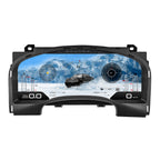 Viknav 15.1 inch Digital Gauge Cluster for GMC Yukon Chevrolet Silverado Tahoe Suburban 2007-2013 LCD Digital Instrument Full Screen Upgrade Automotive Replacement Speedometer Panel