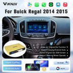Viknav Linux System Decoder Box For Buick Regal 2014 2015 OEM Harman System Upgrade Interface Wireless Carplay Android Auto Decoder Box Autolink Airplay