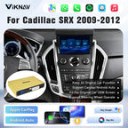 Viknav Linux System Decoder Box For Cadillac SRX 2009-2012 OEM Harman System Upgrade Interface Wireless Carplay Android Auto Decoder Box Autolink Airplay