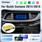 Viknav Linux System Decoder Box For Buick Enclave 2014-2019 OEM Harman System Upgrade Interface Wireless Carplay Android Auto Decoder Box Autolink Airplay