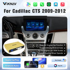 Viknav Linux System Decoder Box For Cadillac CTS 2009-2012 OEM Harman System Upgrade Interface Wireless Carplay Android Auto Decoder Box Autolink Airplay
