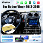 Viknav Linux System Decoder Box For Dodge Viper 2013-2016 OEM Harman System Upgrade Interface Wireless Carplay Android Auto Decoder Box Autolink Airplay（副本）