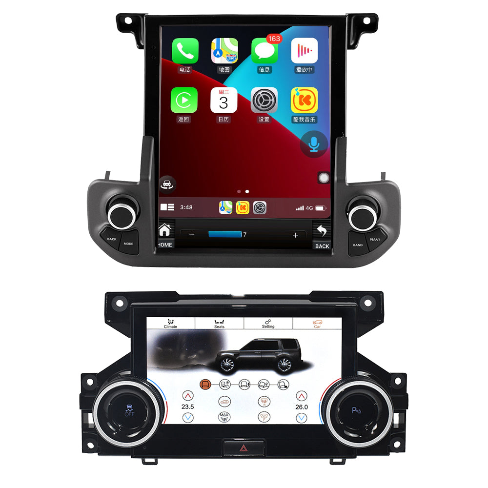 VIKNAV 10 Inch Android Car Radio And AC Panel for Land Rover Discovery 4 LR4 2009-2021 Auto Stereo Screen Upgrade Wireless Carplay GPS Navigation Multimedia Player
