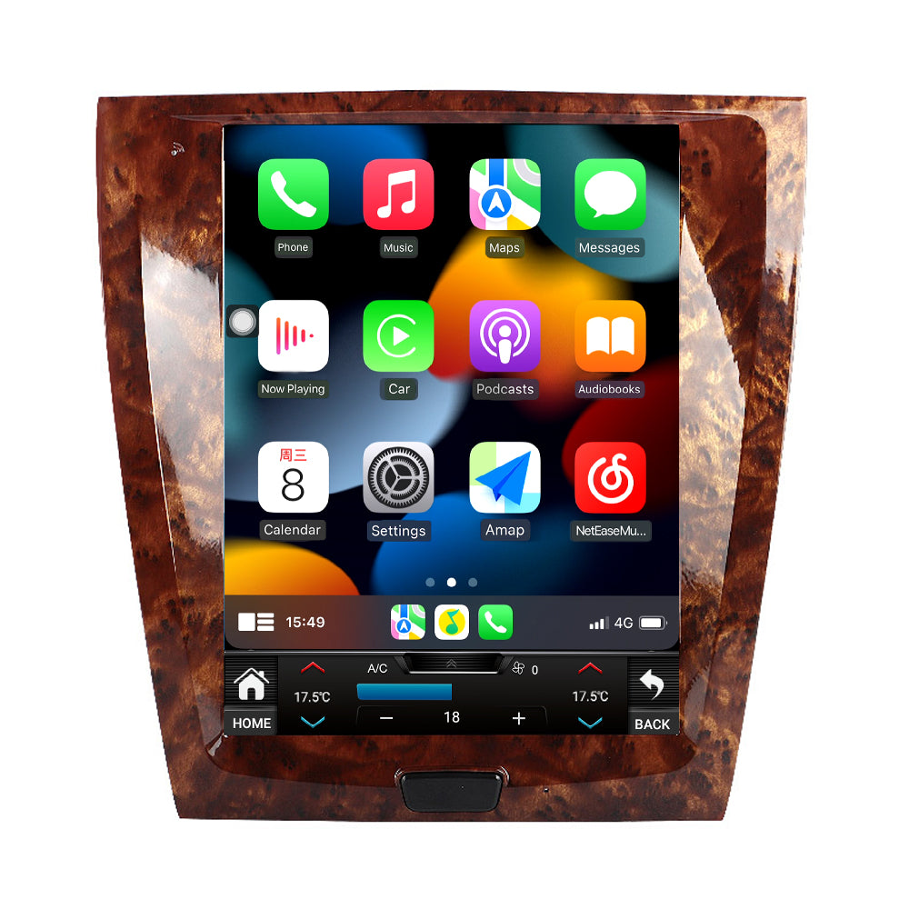 VIKNAV 12.3 Inch Android Car Radio For Jaguar XK 2006-2013 Auto Stereo Screen Upgrade Wireless Carplay GPS Navigation Multimedia Player