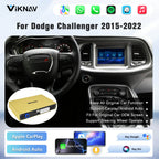 Viknav Linux System Decoder Box For Dodge Challenger 2015-2022 OEM Harman System Upgrade Interface Wireless Carplay Android Auto Decoder Box Autolink Airplay