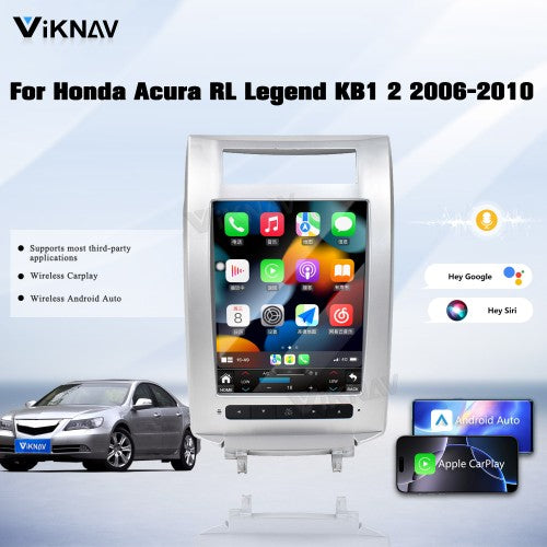 Viknav Android Car Stereo For Honda Acura RL Honda Legend KB1 2 2006-2010 Car Radio Wireless Carplay Android Auto GPS Navigation Multimedia Player Head Unit 128GB