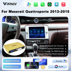 Viknav Linux System Wireless Carplay Android Auto Decoder Box for Maserati Quattroporte 2013-2015 Upgrade Interface Autolink Airplay Decoding Box