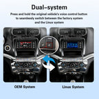 Viknav Linux System Decoder Box For Dodge Journey 2013-2018 OEM Harman System Upgrade Interface Wireless Carplay Android Auto Decoder Box Autolink Airplay