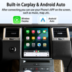 Viknav Android Radio AC Panel For Land Rover Range Sport L320 2009-2013 Wireless Carplay Android Auto Radio Touch Screen GPS Navigation Multimedia Player Air Conditioning Control