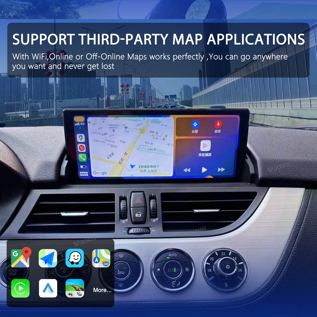 VIKNAV 10.25 Inch Android Car Radio for BMW Z4 E89 2009-2018 Auto Stereo Screen Upgrade Wireless Carplay GPS Navigation Multimedia Player Head Unit