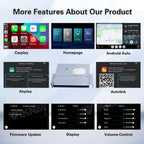 Viknav Linux Interface Box for Toyota Tundra 2014-2017 Wireless CarPlay Android Auto GPS Navigation Original Car Radio Screen