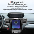 Viknav Android Car Stereo For Honda Acura RDX 2013-2018 Car Radio with 10.4-inch screen Wireless Carplay Android Auto GPS Navigation Multimedia Player