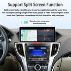 Viknav Android Car Stereo For Honda Acura TLX 2015-2020 Car Radio with 12.3-inch screen Wireless Carplay Android Auto GPS Navigation Multimedia Player