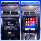VIKNAV 12.1 Inch Android Car Radio for Dodge Challenger 2008-2014 Auto Stereo Screen Upgrade Wireless Carplay GPS Navigation Multimedia Player Head Unit