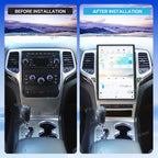 VIKNAV 14.4 Inch Android Car Radio For Jeep Grand Cherokee 2011-2013 Auto Stereo Infotainment System Screen Upgrade (128GB)