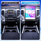 VIKNAV 15.6 Inch Android Car Radio For Nissan Titan 2016-2019 Auto Stereo Infotainment System Screen Upgrade (128GB)