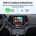 Viknav Linux System Wireless Carplay Android Auto Decoder Box for Jeep Cherokee 2014-2019 Upgrade Interface Autolink Airplay Decoding Box