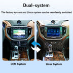 Viknav Linux System Wireless Carplay Android Auto Decoder Box for Maserati Ghibli 2014 Upgrade Interface Autolink Airplay Decoding Box