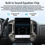 Viknav 15.6 inch Touch Screen Android Car Radio For Chevrolet Silverado GMC SIERRA 2014-2018 Wireless Carplay GPS Navigation With 13 Inch Car Digital Cluster