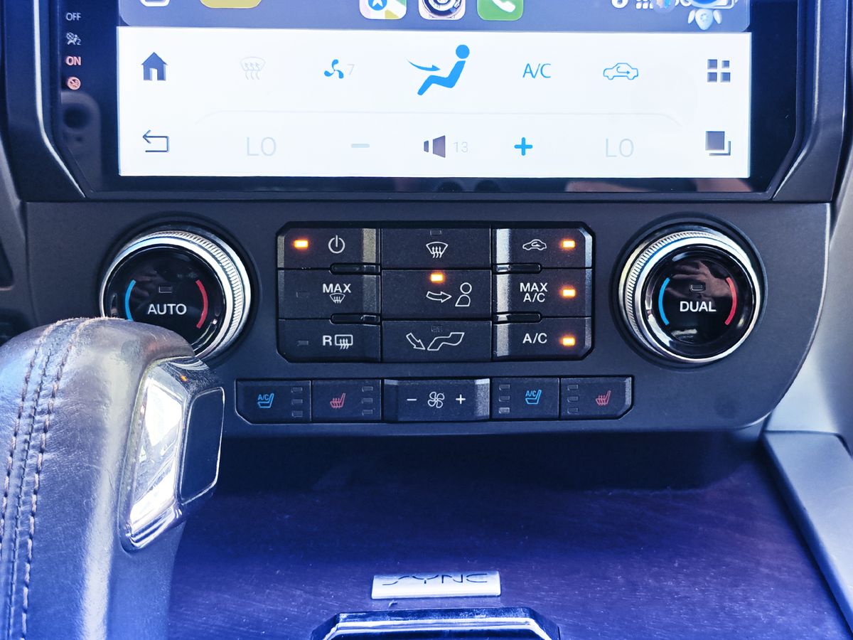 OEM air conditioning panel