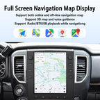 Viknav 12.1" Touch Screen Car Radio For Nissan Titan ( 2016 2017 2018 2019 ) Multimedia Player Android Auto GPS Navigation Wireless Carplay (128GB)
