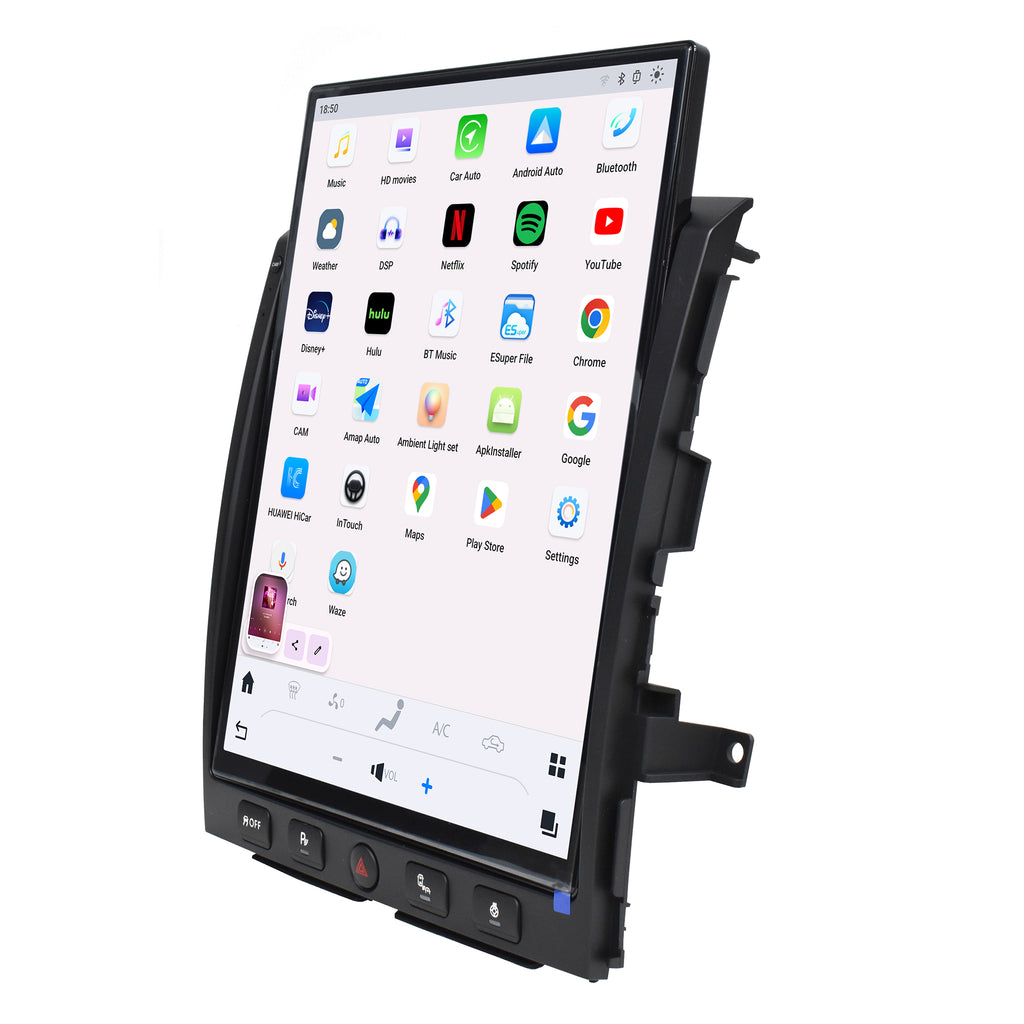 VIKNAV 15.6 Inch Android Car Radio For Nissan Titan 2016-2019 Auto Stereo Infotainment System Screen Upgrade (128GB)