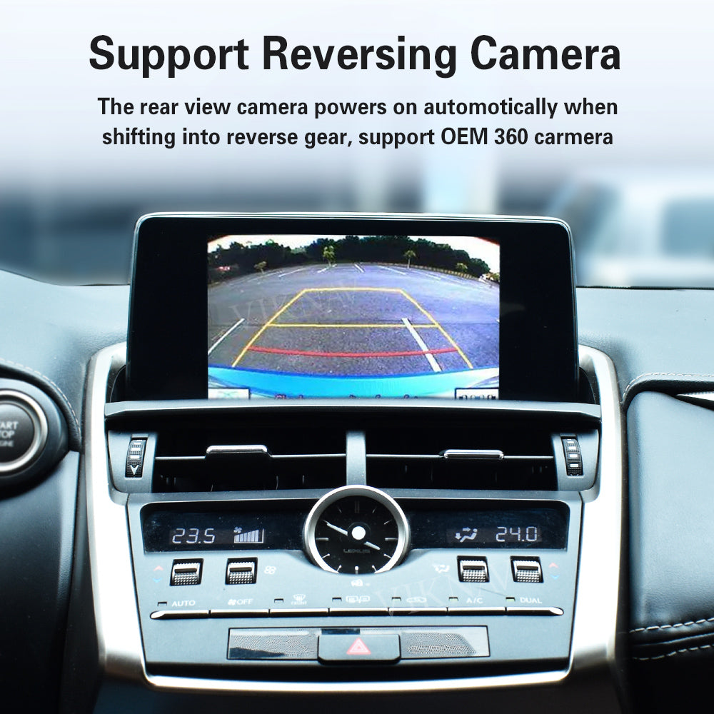 VIKNAV Wireless CarPlay Android Auto Decoder Linux Interface Box Upgrade for Lexus NX 2015–2020