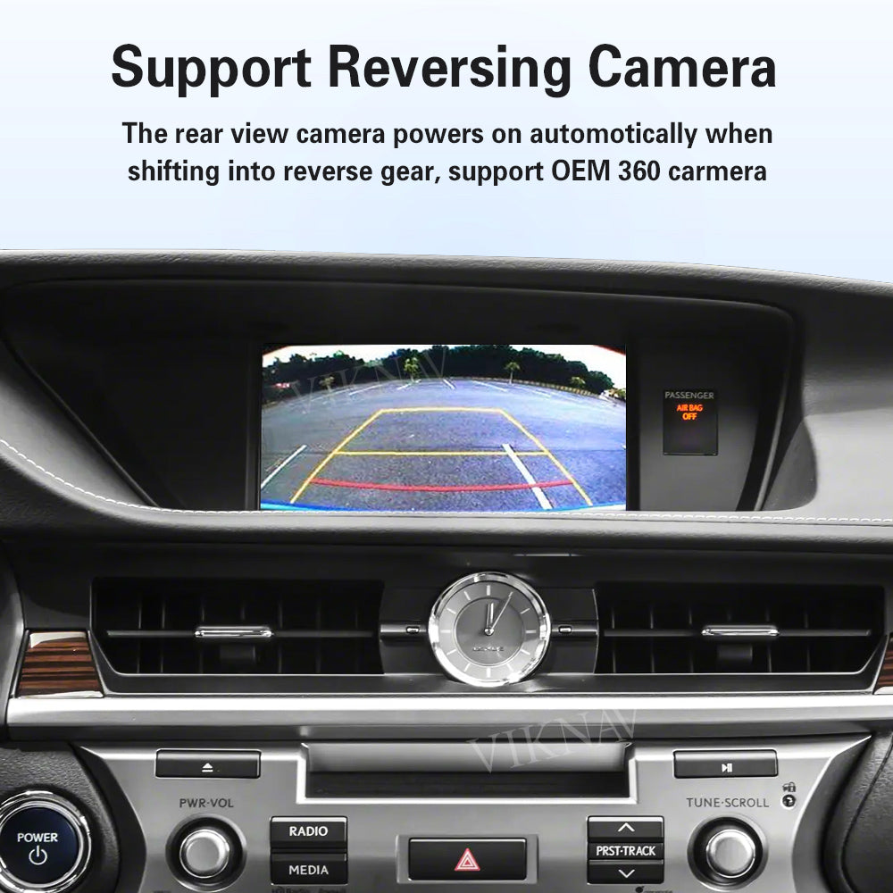 VIKNAV Wireless CarPlay Android Auto Decoder Linux Interface Box Upgrade for Lexus ES 2015–2022