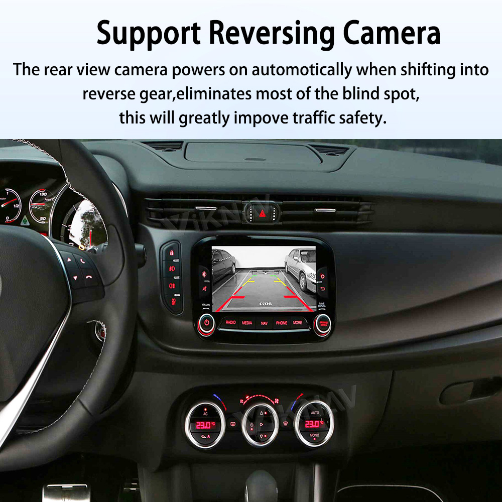Viknav Linux System Decoder Box for Alfa GIulietta Upgrade Interface Wireless Carplay Android Auto Decoding Box Autolink Airplay